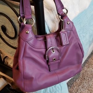 Coach Leather Shoulder Bag